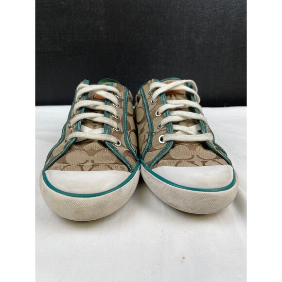 Coach Barrett Women's Canvas Sneakers / Shoes Size 9B SKU 4245 - Picture 2 of 8